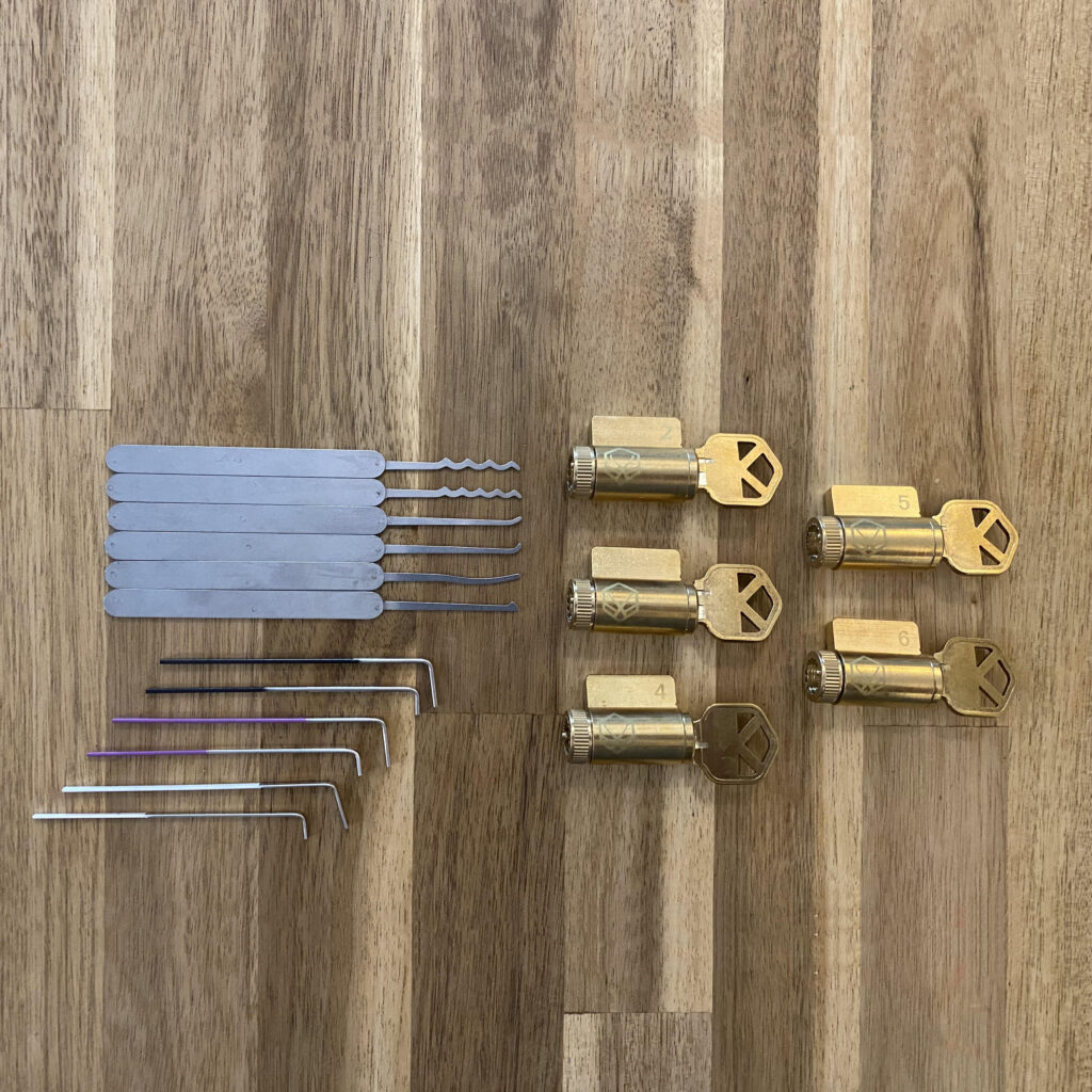 7 Pin All-In-One Lock Picking Training Kit